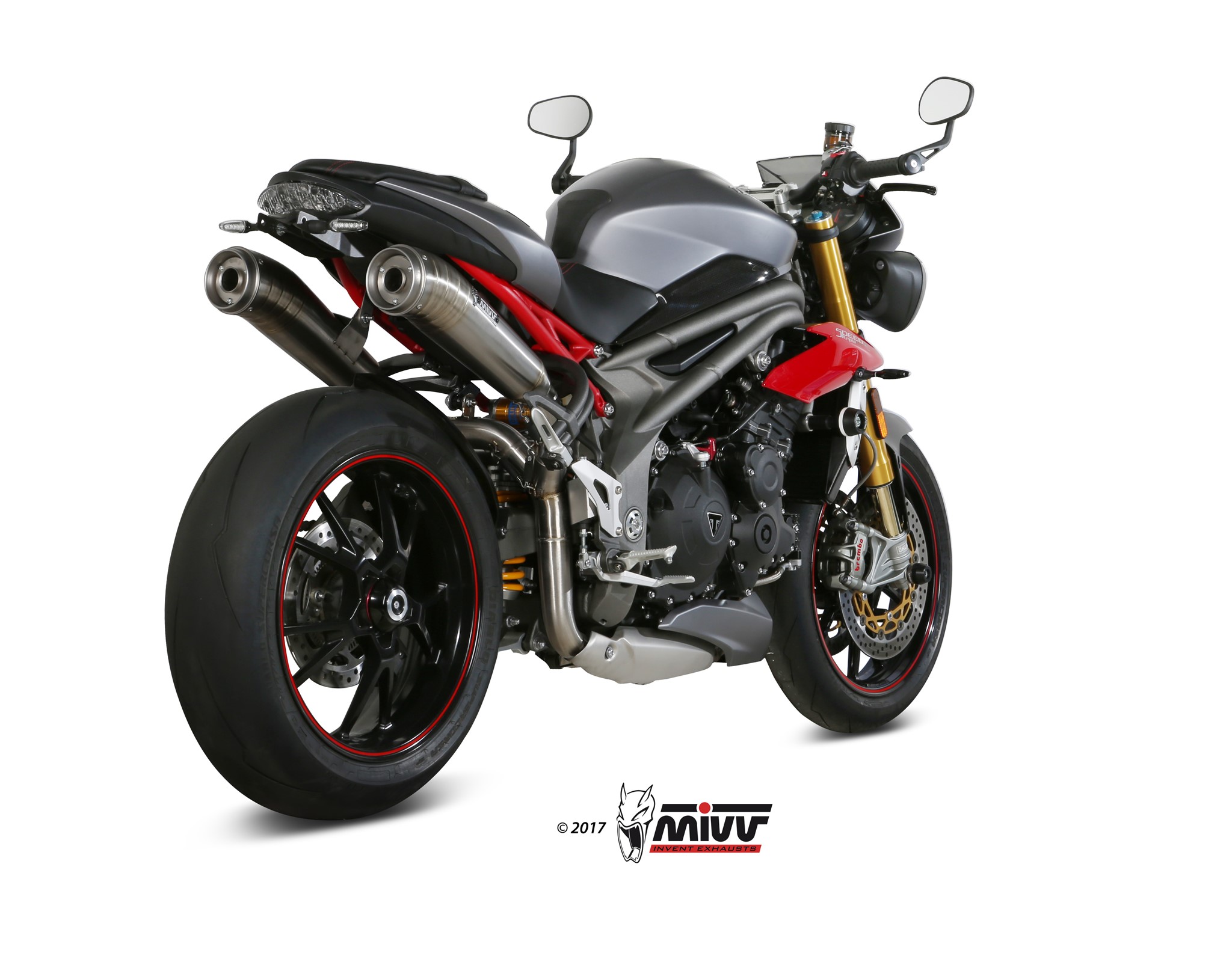 Immagine di Scarichi MIVV TRIUMPH SPEED TRIPLE  2016-17