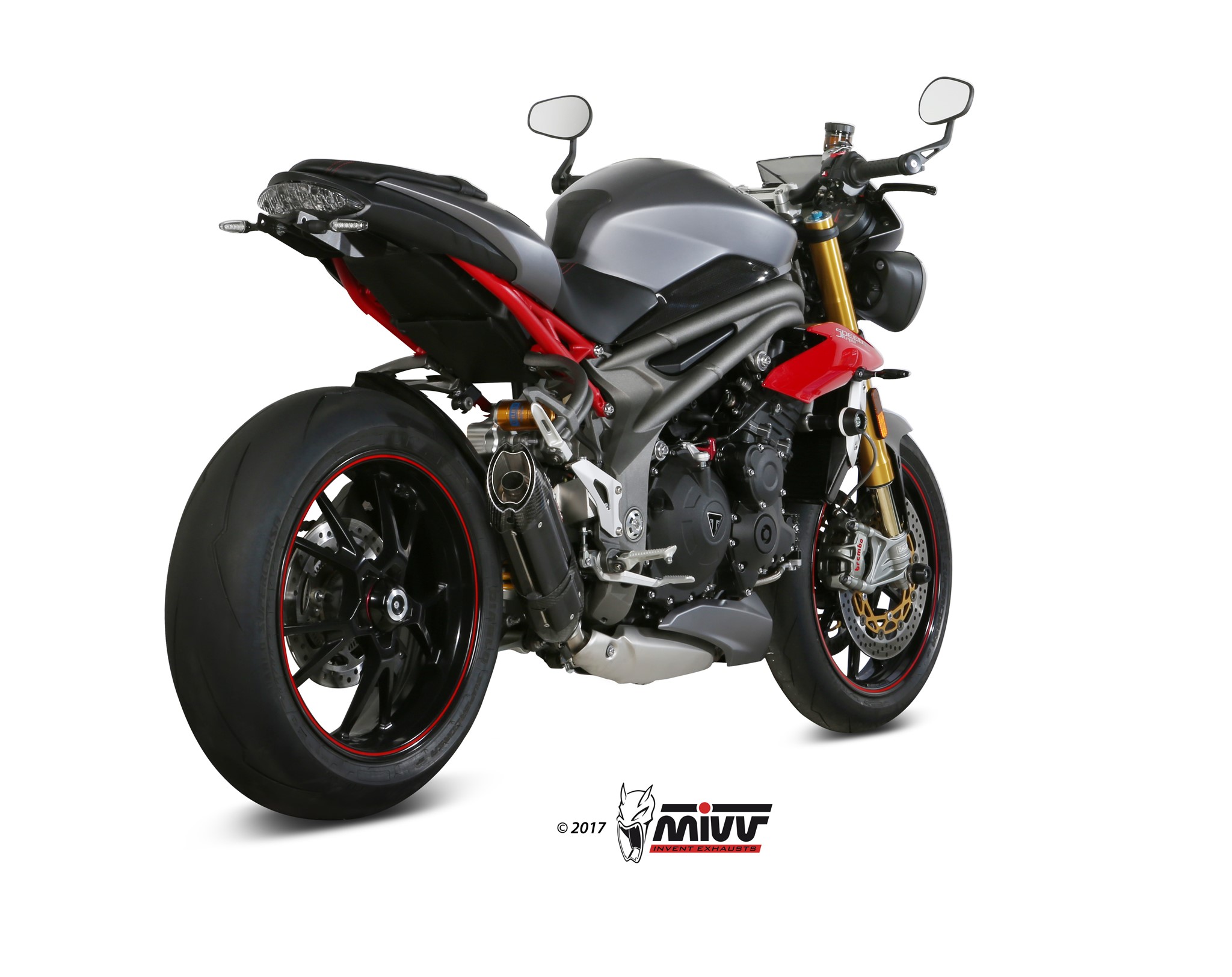 Immagine di Scarichi MIVV TRIUMPH SPEED TRIPLE  2016-17