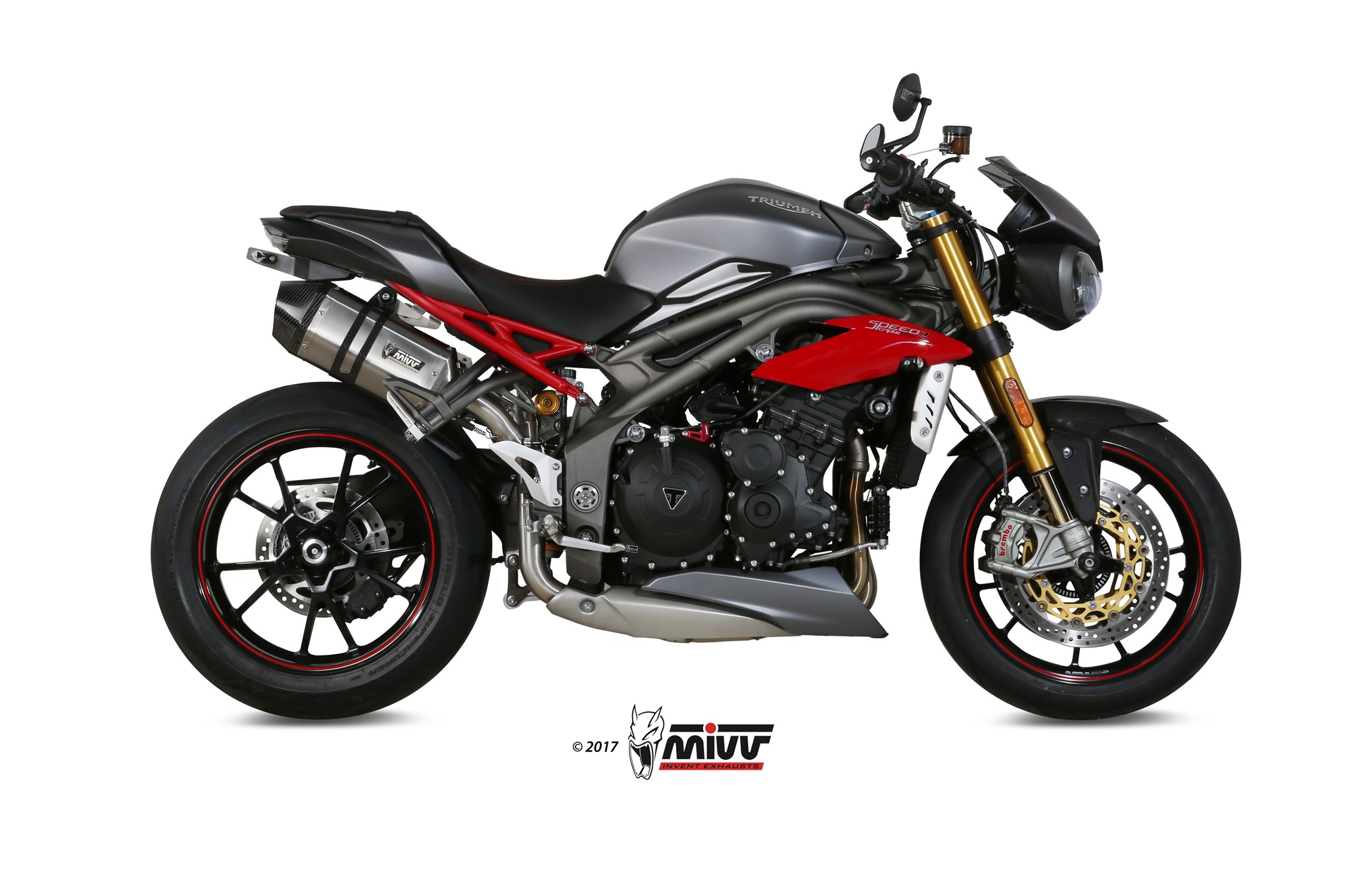 Immagine di Scarichi MIVV TRIUMPH SPEED TRIPLE  2016-17